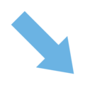 down-right arrow on platform EmojiDex
