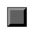 black medium-small square on platform EmojiDex