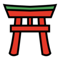 shinto shrine on platform EmojiDex