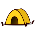 tent on platform EmojiDex
