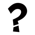 red question mark on platform EmojiDex