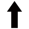up arrow on platform EmojiDex