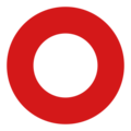 hollow red circle on platform EmojiDex