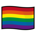 rainbow flag on platform EmojiDex