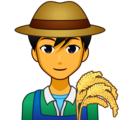 man farmer on platform EmojiDex