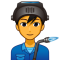 man factory worker on platform EmojiDex