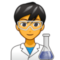 man scientist on platform EmojiDex
