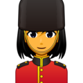 woman guard on platform EmojiDex