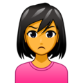 woman pouting on platform EmojiDex