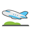 airplane departure on platform EmojiDex