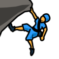 person climbing on platform EmojiDex