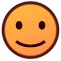 slightly smiling face on platform EmojiDex