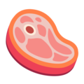cut of meat on platform EmojiDex