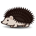 hedgehog on platform EmojiDex
