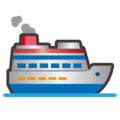 passenger ship on platform EmojiDex