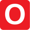 O button (blood type) on platform EmojiOne