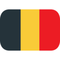 flag: Belgium on platform EmojiOne