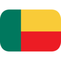 flag: Benin on platform EmojiOne