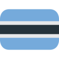 flag: Botswana on platform EmojiOne