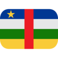 flag: Central African Republic on platform EmojiOne