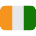 flag: Côte d’Ivoire on platform EmojiOne