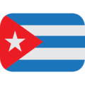 flag: Cuba on platform EmojiOne