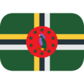 flag: Dominica on platform EmojiOne