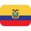flag: Ecuador on platform EmojiOne
