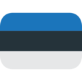 flag: Estonia on platform EmojiOne