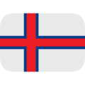 flag: Faroe Islands on platform EmojiOne