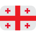 flag: Georgia on platform EmojiOne