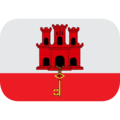 flag: Gibraltar on platform EmojiOne