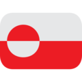 flag: Greenland on platform EmojiOne
