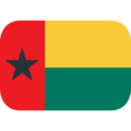 flag: Guinea-Bissau on platform EmojiOne