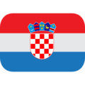 flag: Croatia on platform EmojiOne