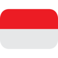flag: Indonesia on platform EmojiOne