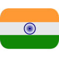 flag: India on platform EmojiOne