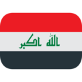 flag: Iraq on platform EmojiOne