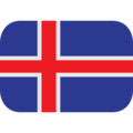 flag: Iceland on platform EmojiOne