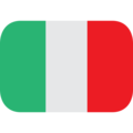 flag: Italy on platform EmojiOne