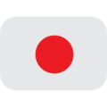 flag: Japan on platform EmojiOne