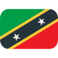 flag: St. Kitts & Nevis on platform EmojiOne