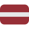 flag: Latvia on platform EmojiOne