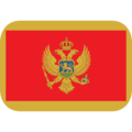 flag: Montenegro on platform EmojiOne