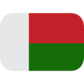 flag: Madagascar on platform EmojiOne