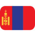 flag: Mongolia on platform EmojiOne