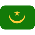 flag: Mauritania on platform EmojiOne