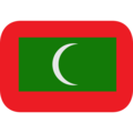 flag: Maldives on platform EmojiOne