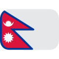 flag: Nepal on platform EmojiOne