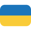 flag: Ukraine on platform EmojiOne